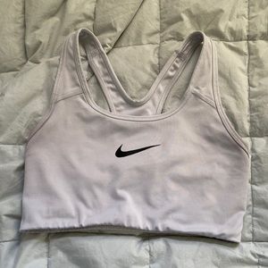 White Nike Sports Bra